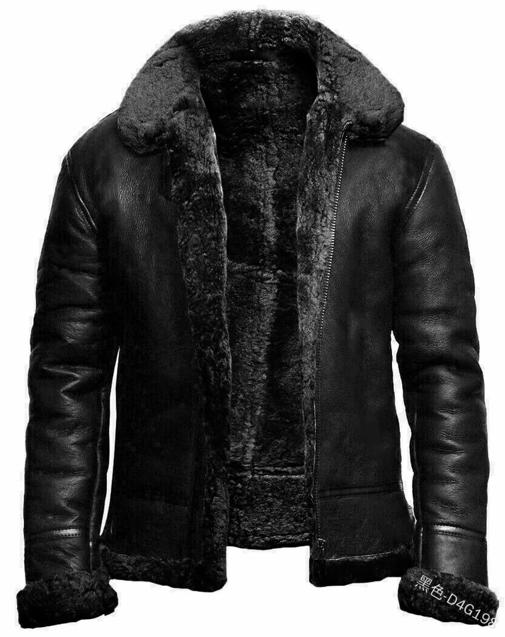 Veste en fourrure épaisse pour homme, une pièce, 2023