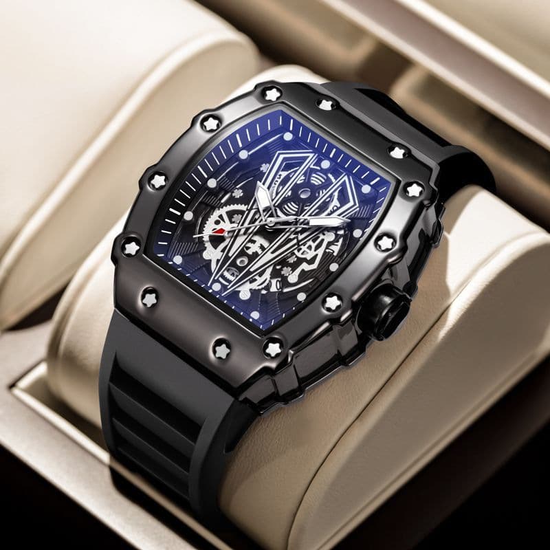 Smart Watches Fully Automatic Luminous Hollow Men's Douyin Live Broadcast Popular Waterproof Sports Richard Men's Watch