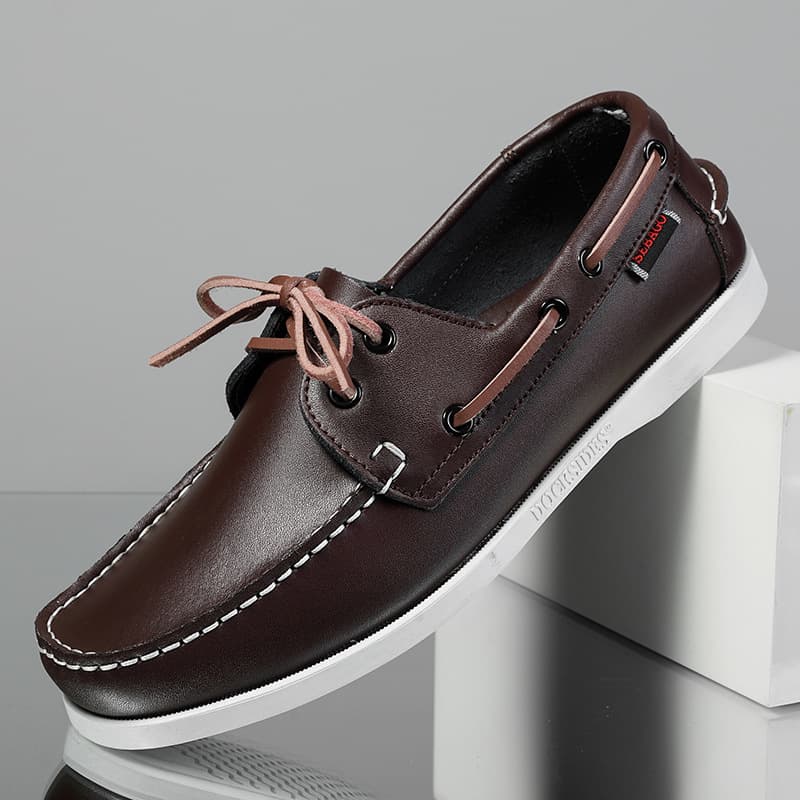 Men's Shoes Casual Versatile Men's Shoes, Plus Size Sailboat Style, Trendy Driving Shoes, Casual Shoes, Leather Shoes