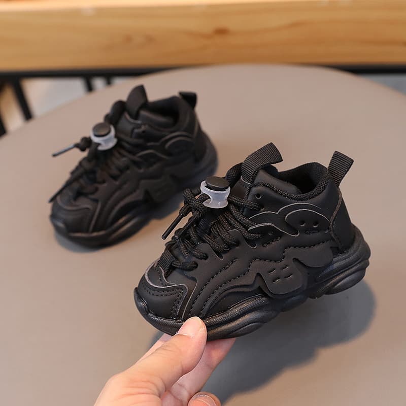One Piece Of Spring And Autumn Baby Toddler Shoes For 1 To 2 3 Years Old Children's Sports Shoes Non Slip Soft Sole Daddy Shoes Breathable