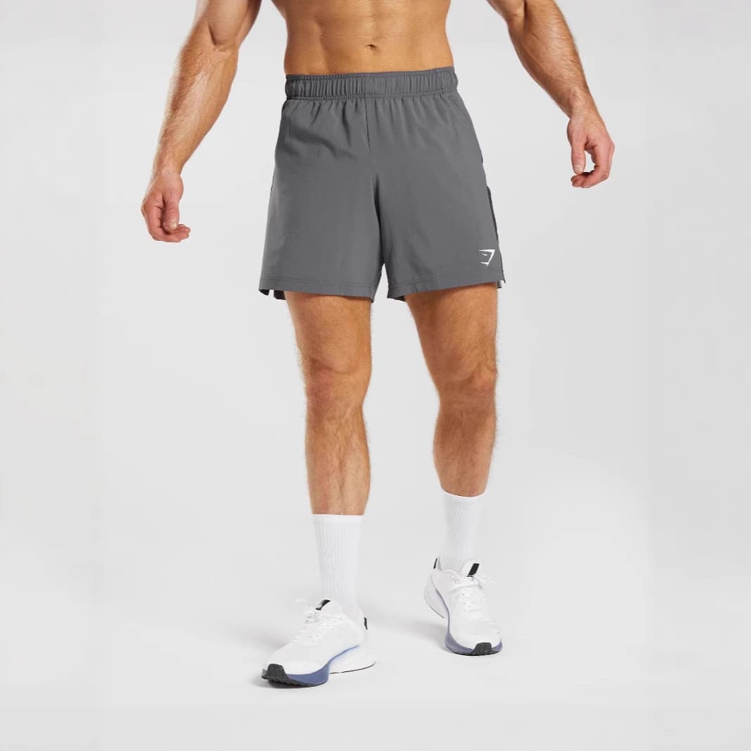 Men's Quick Dry Sports Shorts Casual Straight Leg Summer Shark Style