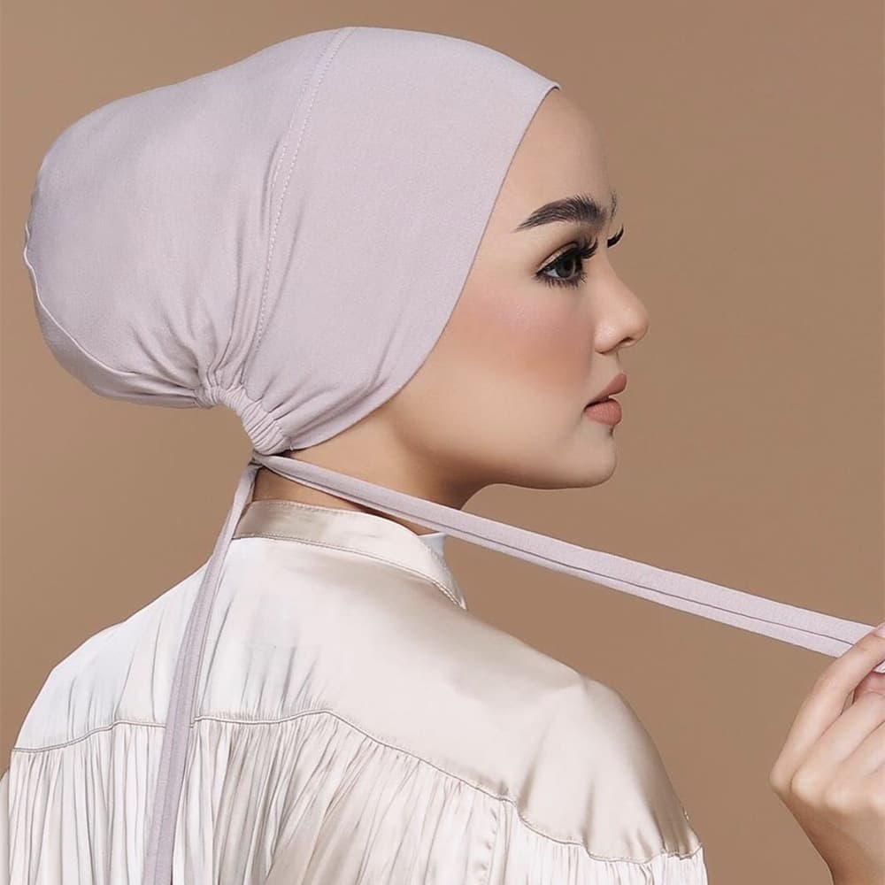 Modal mercerized cotton elastic elastic tie cap with adjustable turana chemo cap