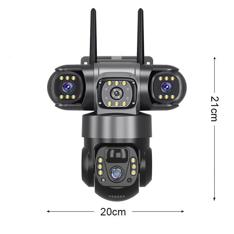 Security Cameras Solar 4G Outdoor Waterproof Ball Machine HD Monitoring Without Wiring Mobile Phone Remote Viewing Probe