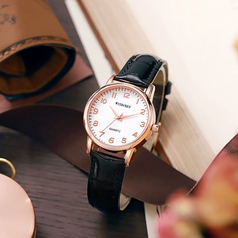 Youth Edition Antique Women's Quartz Watch High Beauty College Style Waterproof Night Glow Junior High School Student Watch