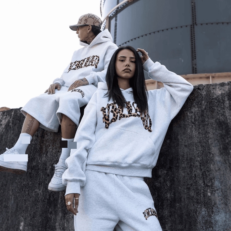 Men's Clothing Stitching Double Waist Hip Hop Rap Loose Trousers Casual Pants