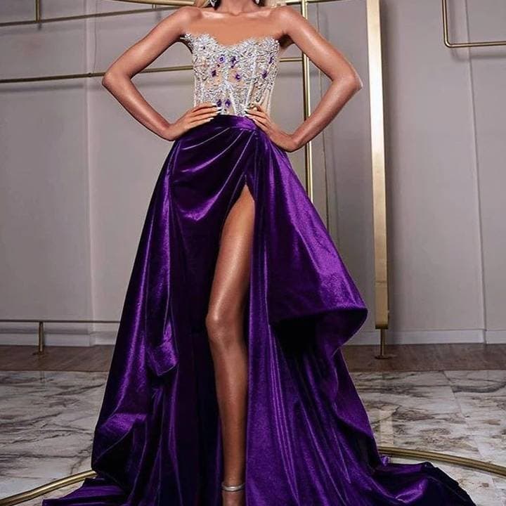 Women's Clothing Sexy Sequined Tube Top Banquet Dress Hip Skirt New Style