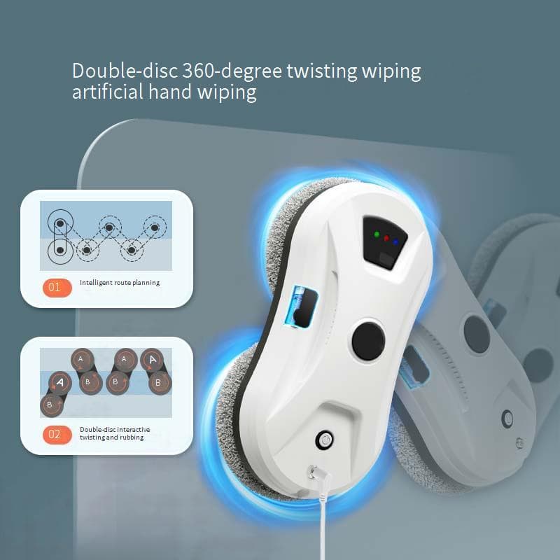 Window Cleaning Robot Fully Automatic Water Spray Intelligent Household Electric High Rise Cleaning Exterior Window Artifact Glass Cleaning Robot