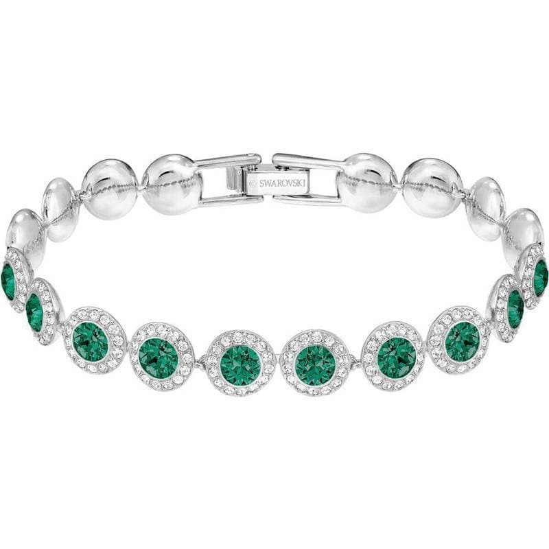 Bracelet en or rose de haute qualité avec fermoir torsadé et diamants, 1 pièce, pour femme. Bracelet en cristal.