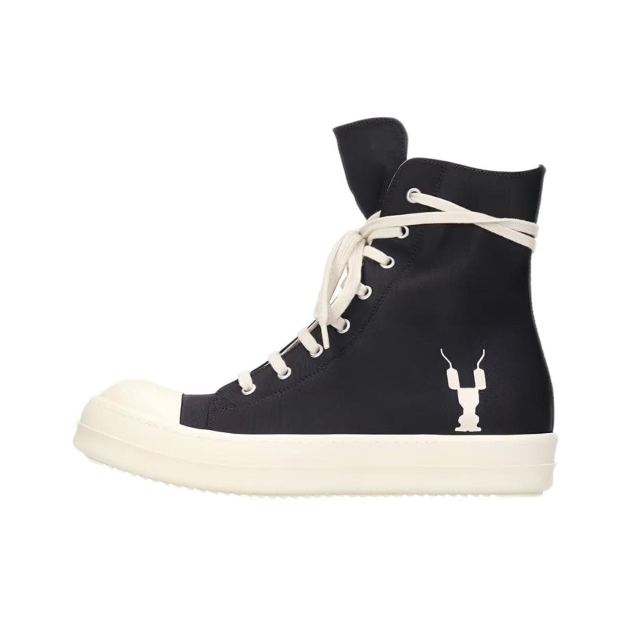 Chaussures décontractées pour hommes, baskets montantes décontractées en toile noire et blanche, style urbain pour couples, contrefaçon