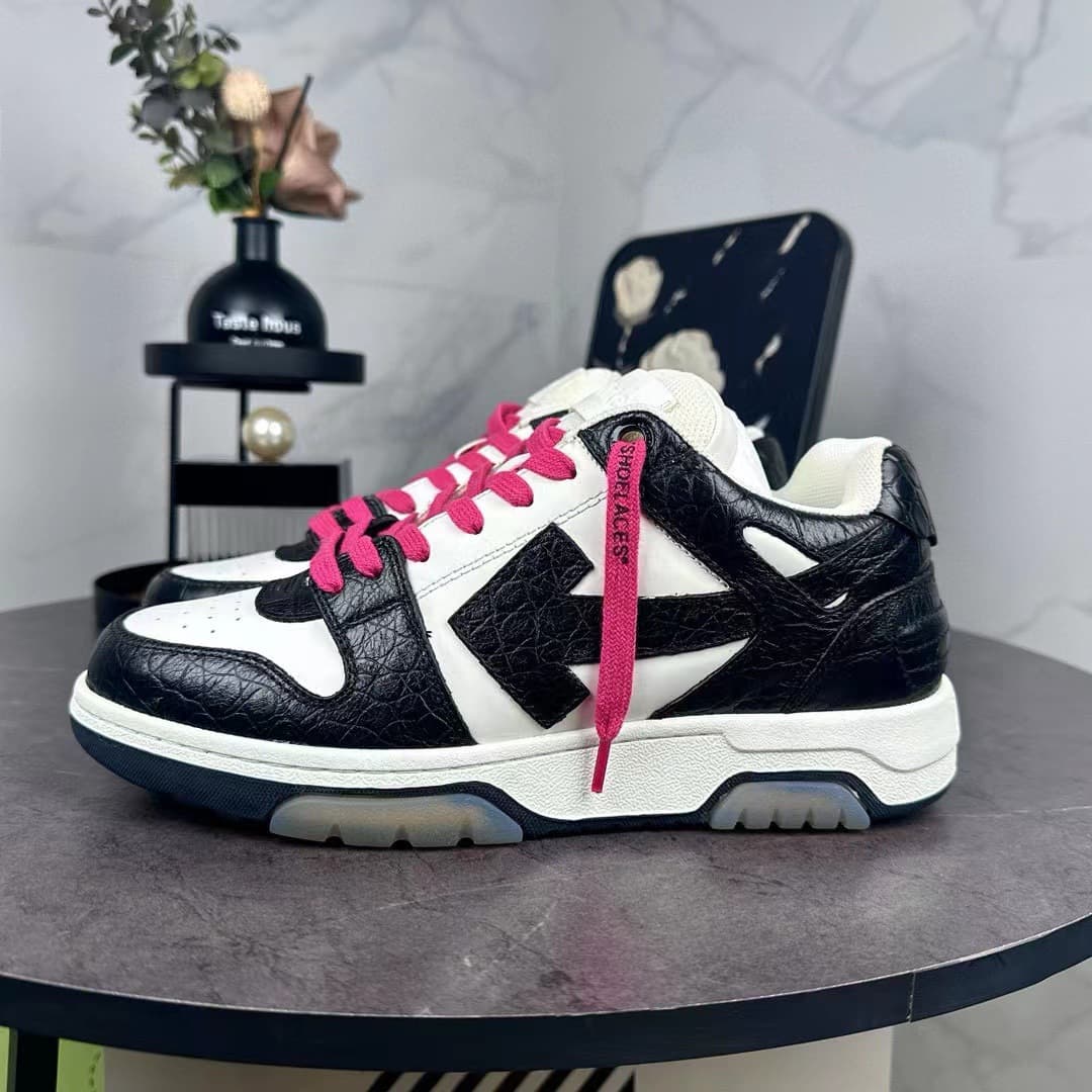 24S New Off~Switch Arrow Couple's Genuine Leather Casual Sports Board Thick Soled Men's And Women's Shoes