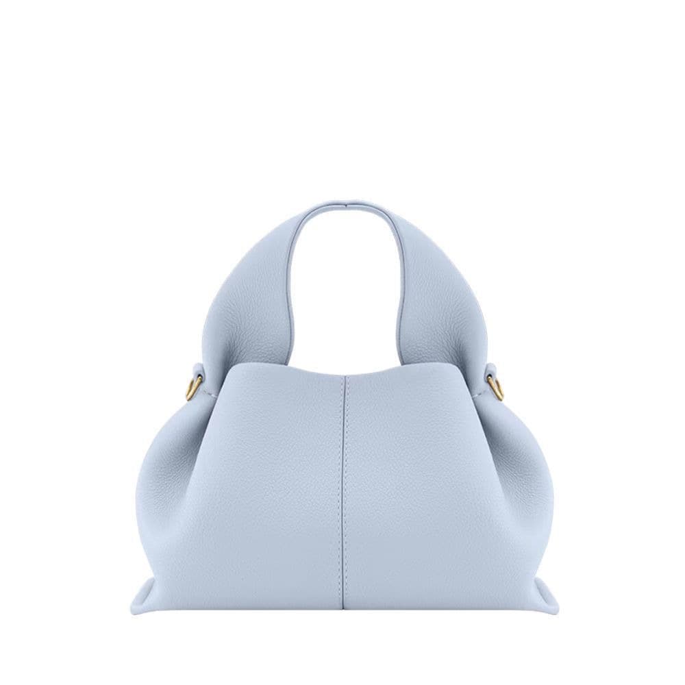 Sac à main bandoulière texturé style français, collection 2024, tendance « Cloud Dumpling » pour femmes.