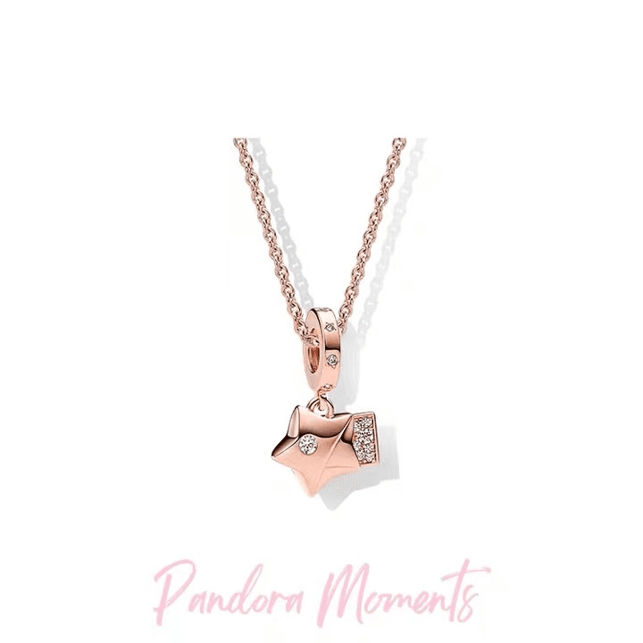 Pandora Prefers Star Necklace Set Cute Niche Design New Pendant Necklace