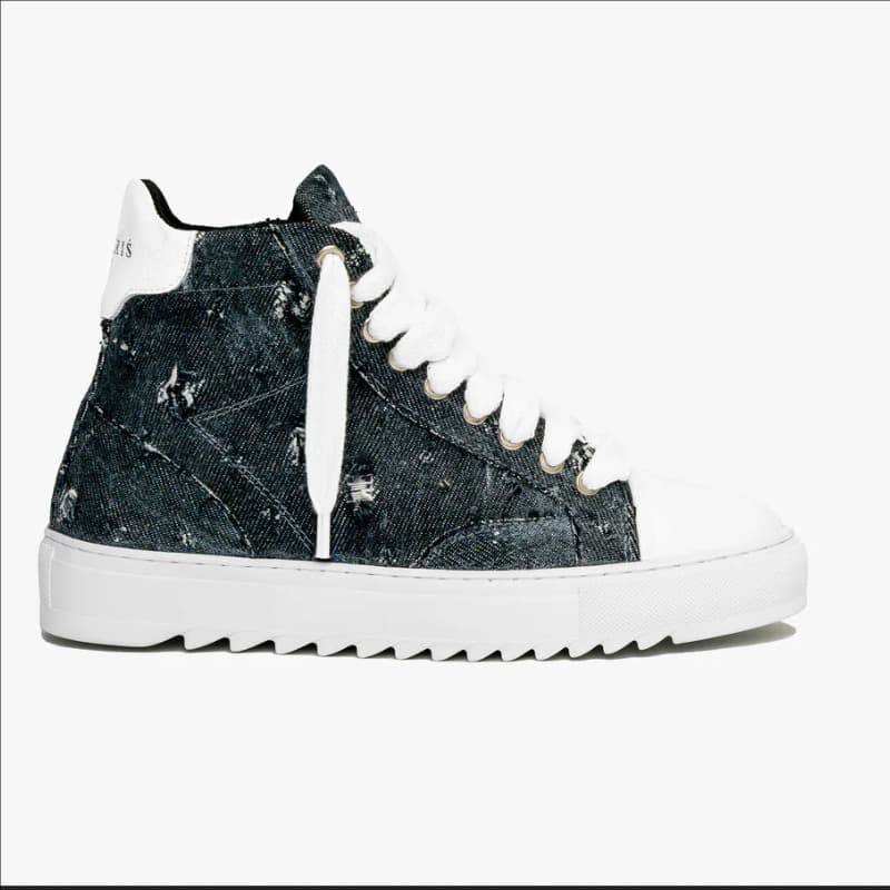 Cuishenhao En stock Numeris Chaussures montantes en toile à semelle épaisse pour hommes et femmes, style classique et polyvalent, style décontract
