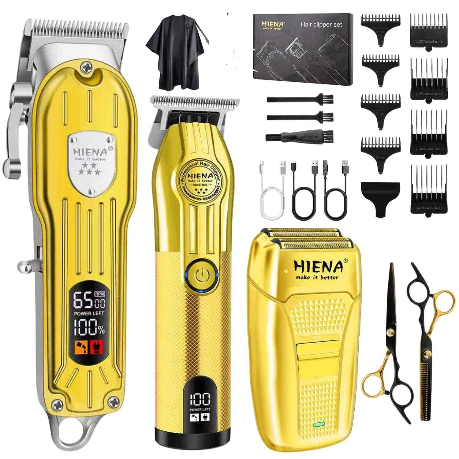 【Hot-Selling Series】Hair Clipper Set Rechargeable Oil Head Carving Hair Gradient Electric Clipper For Salon And Home Use