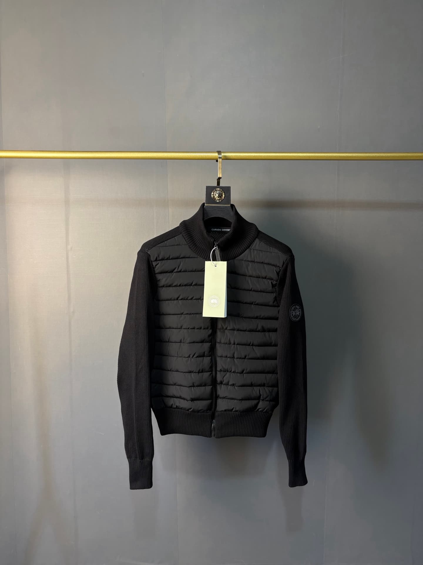 C A N A D A G O O S E, Doudoune sans manches, Noire, Modèle Automne-Hiver, Classique et élégante, Chaude et confortable, Unisexe
