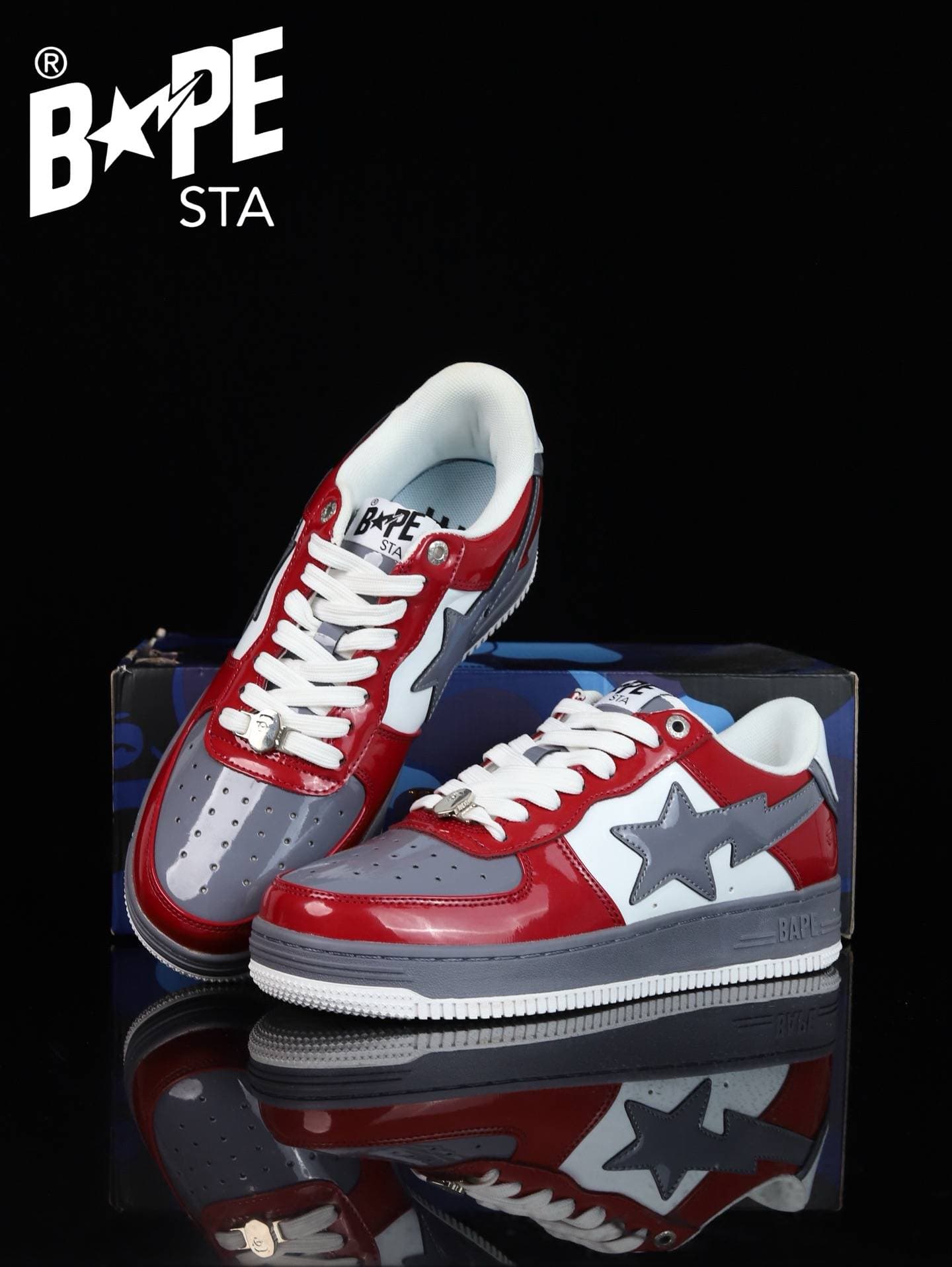Chaussures de planche classiques en cuir laqué A BATHING-APE, Air Force n°1, pour hommes et femmes, 22 couleurs disponibles