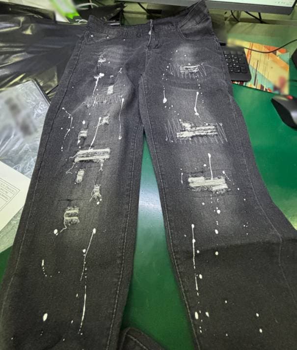 Vêtements pour hommes printemps et été, jeans droits, pantalons amples à jambes larges, pantalons tendance pour garçons