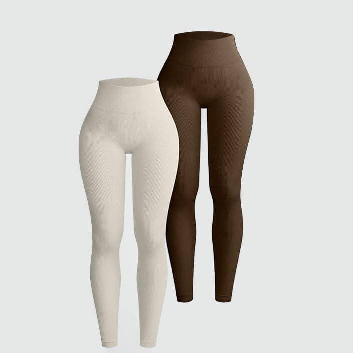 High-Waisted Seamless Yoga Pants For Women - Stretchy Workout Leggings With Moisture-Wicking Fabric, Comfortable Gym Tights For Running