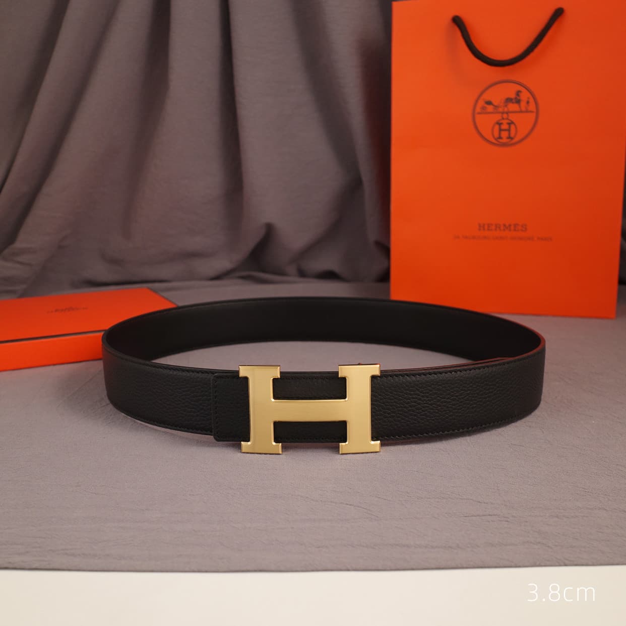 Ceinture en cuir de vache pour hommes, classique, formelle, lettre H, boucle de taille, haute qualité, décontractée, Durable
