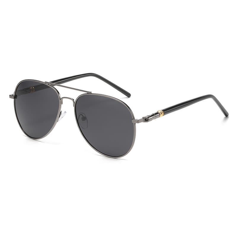 lightweight and luxurious trend Retro Aviator Toadstools Driving Street Photography HD Polarized Sunglasses