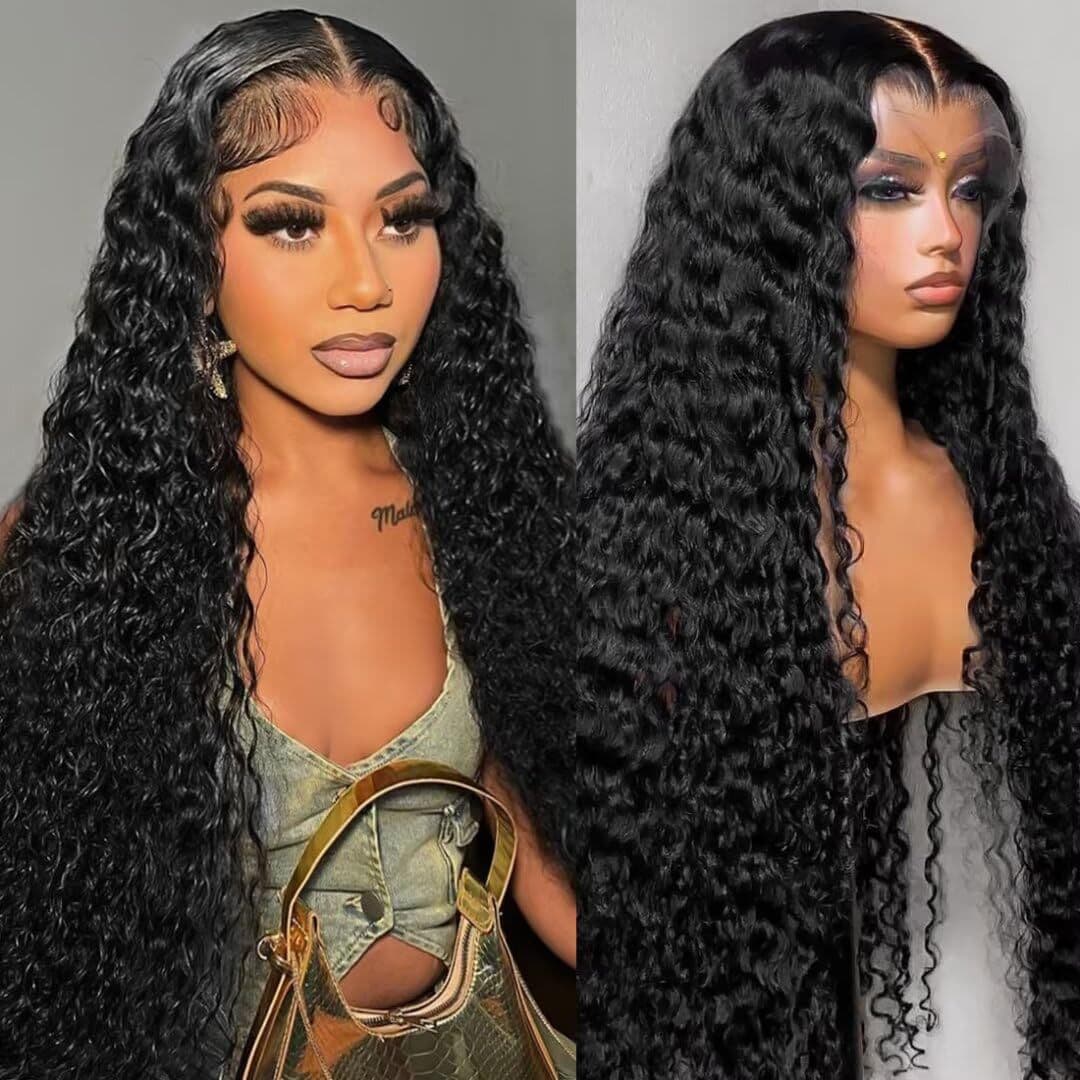 Synthetic Clip-in Fashion Wigs, Machine Made Lace Long Curly Hair, Small Curly Lace Headpieces