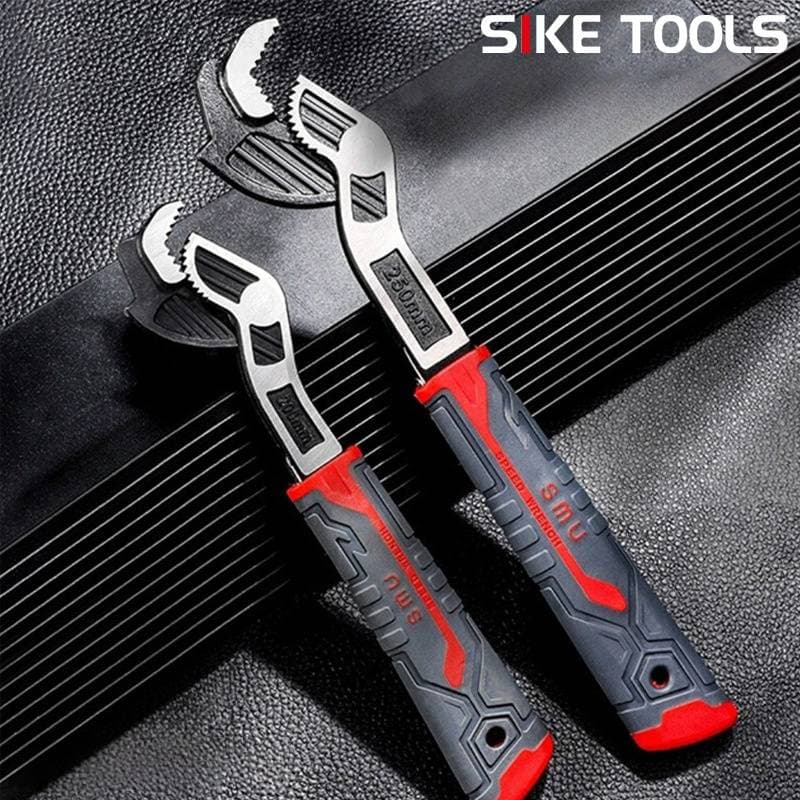 Self-Locking Adjustable Wrench Set - Multi-Purpose Slip Joint Pliers For Plumbing, DIY & Household Repairs - CR-V Alloy Steel Construction