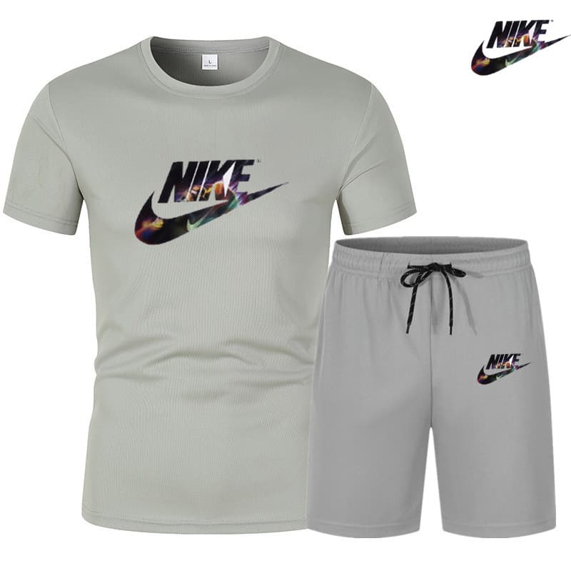 2024 Tendance d'été Vêtements pour hommes T-shirt à manches courtes + short à cinq points Ensemble 2 pièces Survêtement Mode Jogging Casual En