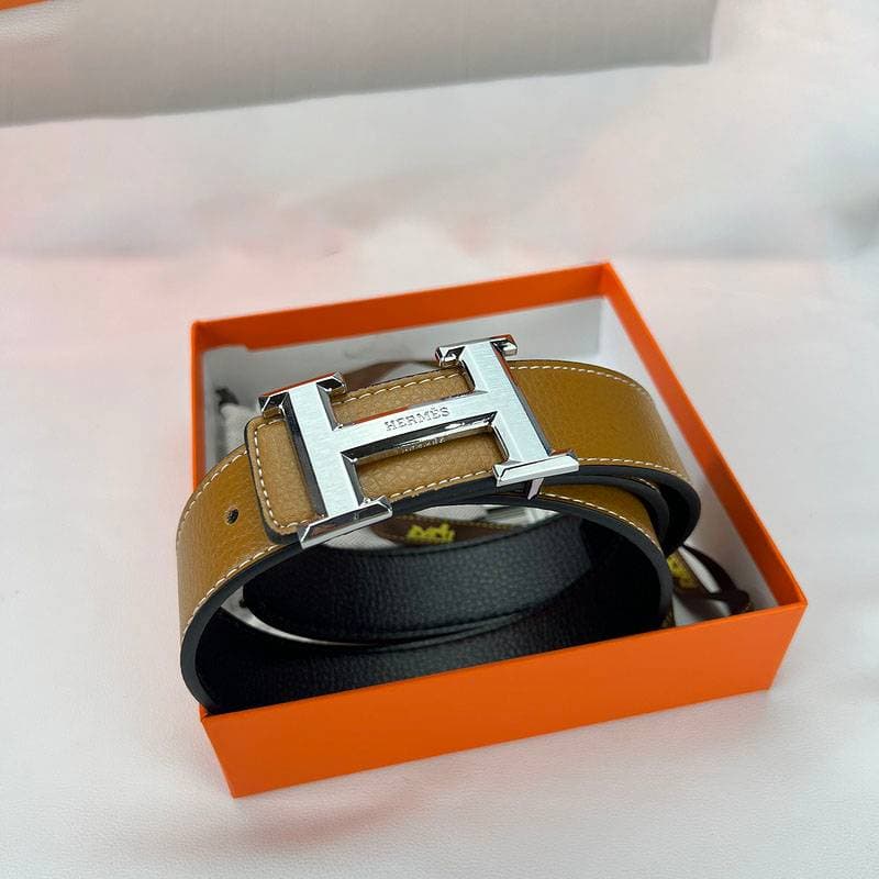 Sans boîte Une ceinture en cuir de vachette entière coupée en cuir de vachette joint Ceinture en cuir de vachette Ceinture en cuir de vachette mon