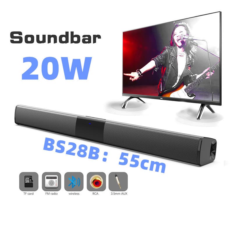 Computer Speakers For Pc Desktop With Clear-Sound, Flowing LED PC Speaker For Computer Desktop Laptop Monitor, Bluetooth& USB Input BS-28B