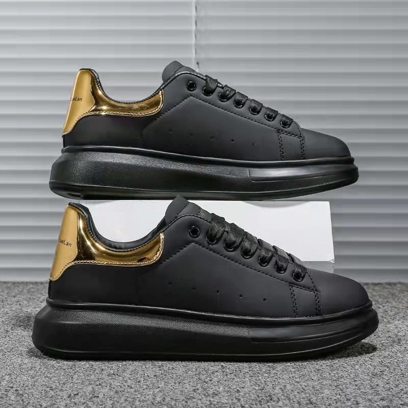 Chaussures pour hommes M CQueen noires, baskets compensées, chaussures blanches pour couples, chaussures décontractées, respirantes et polyvalente