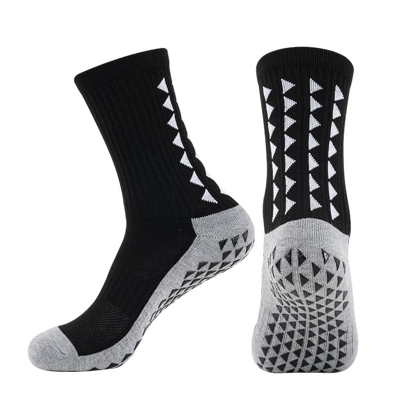 Football Socks Thick Towel Bottom Sports Socks Triangle Dotted Non Slip Breathable Running Socks