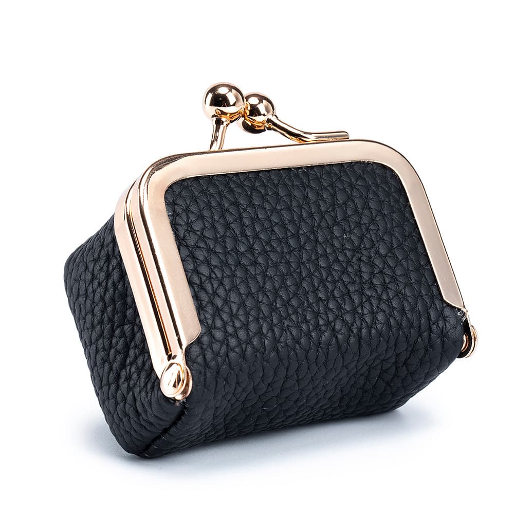 Genuine Leather Small Diamond Ring Jewelry Bag Mini Ring Necklace Earring Jewelry Box New Simple Mouth Gold Bag Coin Purse