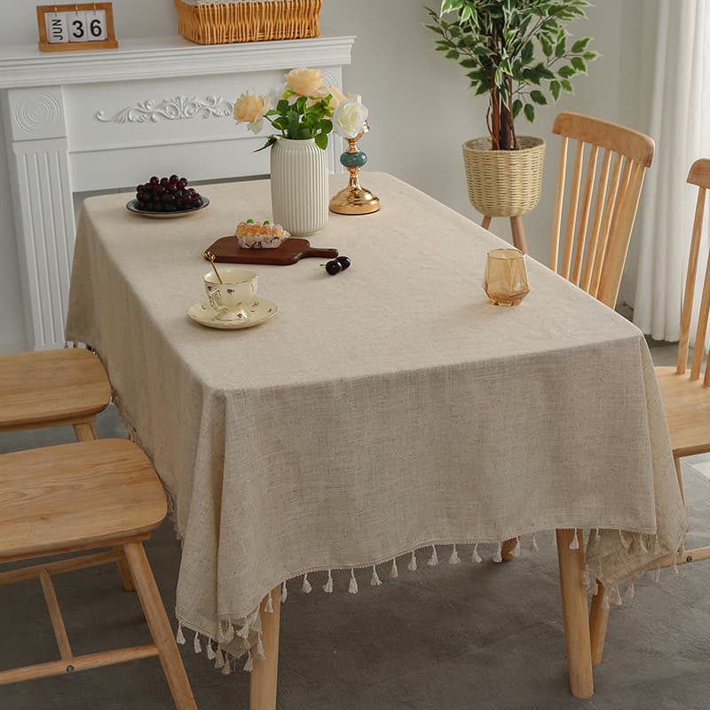 Modern Polyester Tablecloth – Geometric & Animal Print Rectangular Table Cover For Dining, Coffee Table – Oil & Heat Resistant, Washable Decor