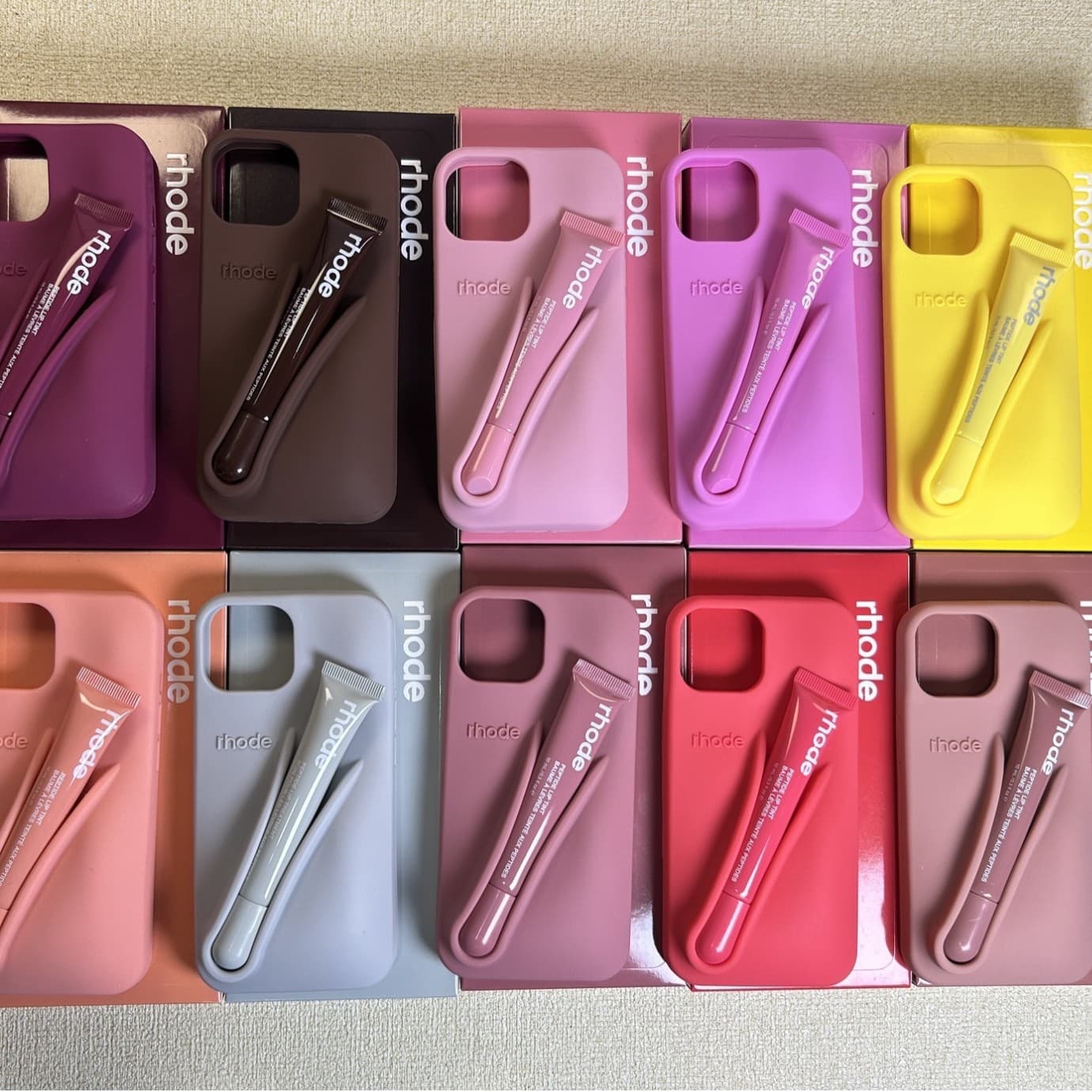 ng2510227 Lip Gloss Hailey Max 16 IPhone Rhode 13 Pro Silicone Phone Case Compatible With Same Model