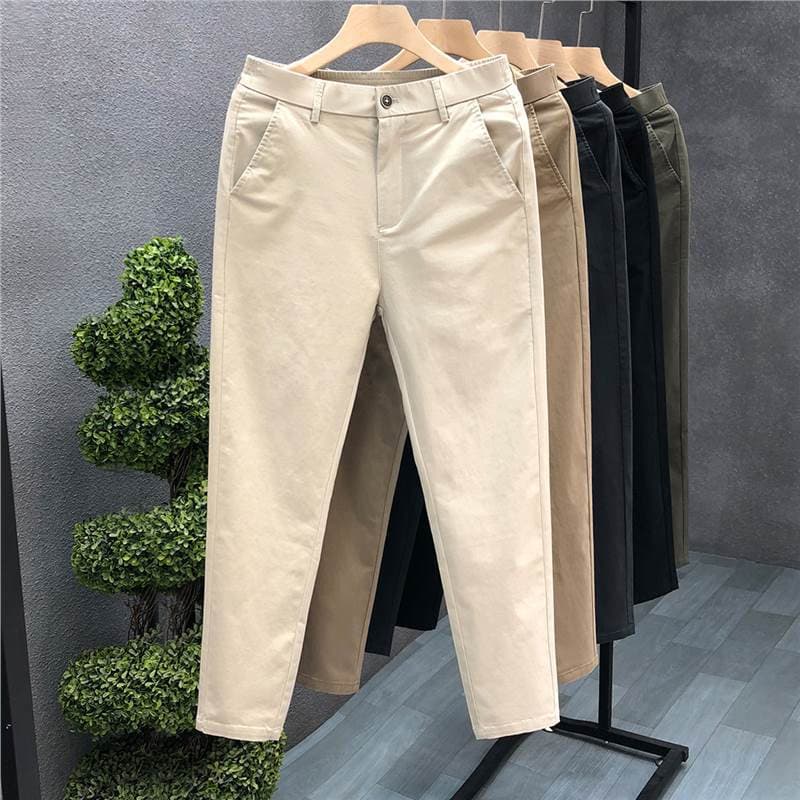 Men's Clothing Casual Pants Men's Trendy Straight Pants Slim Pants