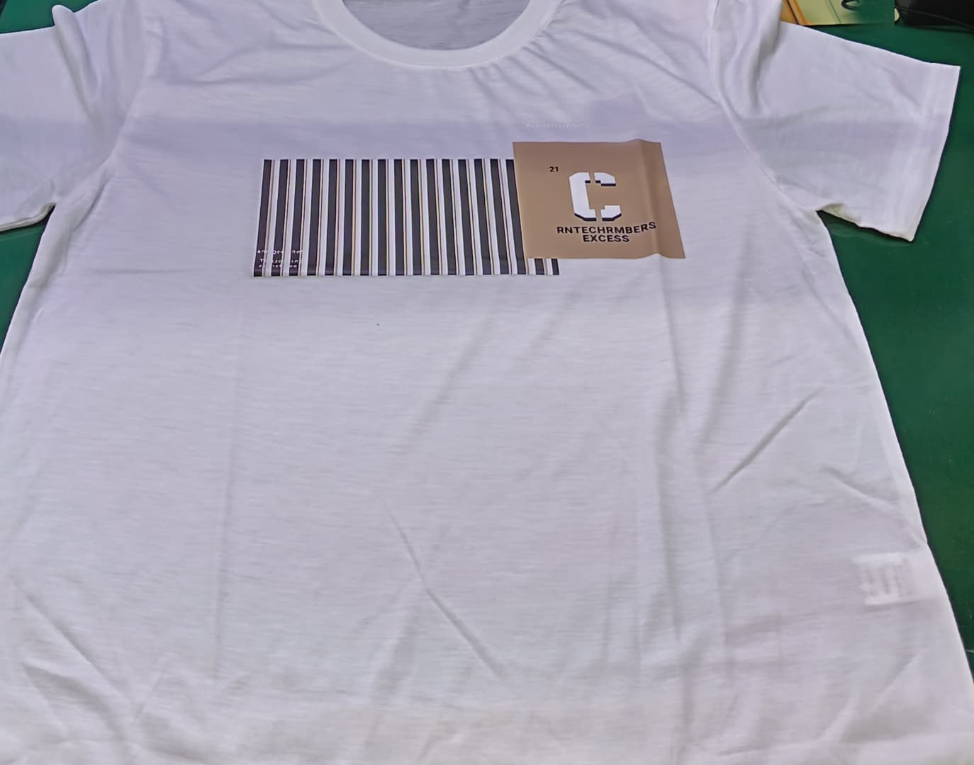 T-shirt à manches courtes pour homme en coton premium 200 g, respirant, rayé, avec imprimé tendance, doux et confortable, coupe décontractée, co