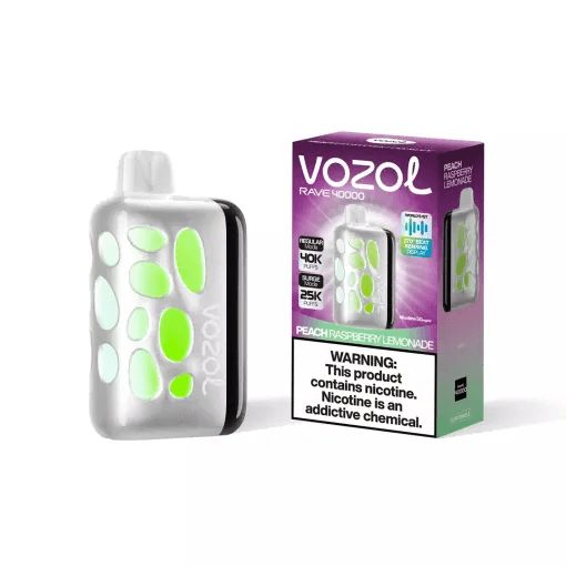 Entrepôt UE Vozol Rave 40000 Vape jetable Puff 40k Cigarette électronique Contrôle du flux d'air Vape Pakete Ice Fruit Combos 1 PCS
