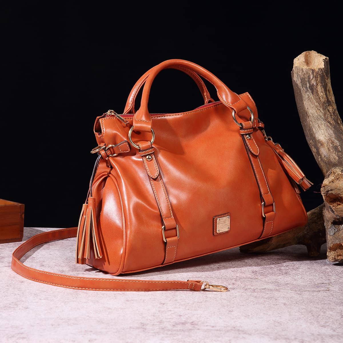 European And American Cross-border Retro Shou Planting Soft Feeling Hand-held Single-shoulder Messenger Commuter Women's Bag PG87 Large Multi-color