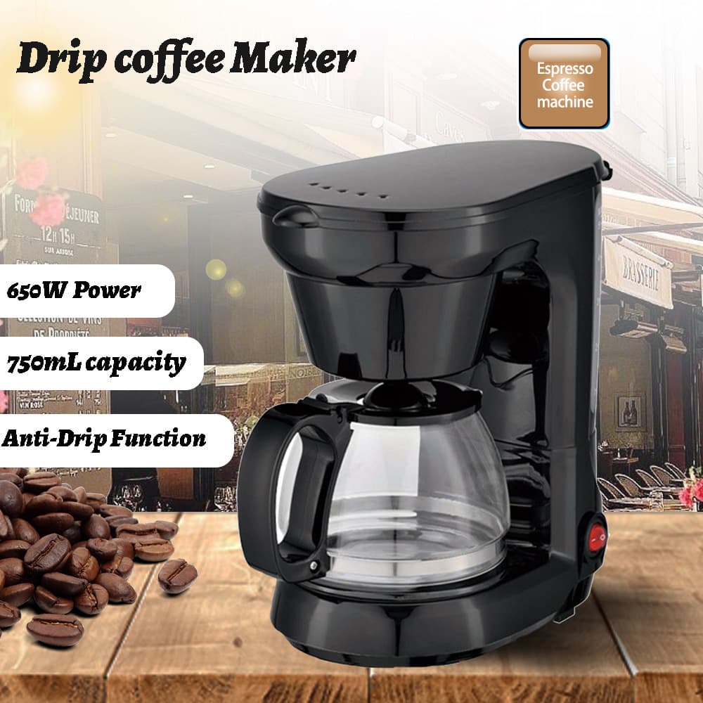 US standard coffee machine automatic 110v drip coffee machine American milk tea machine coffee pot