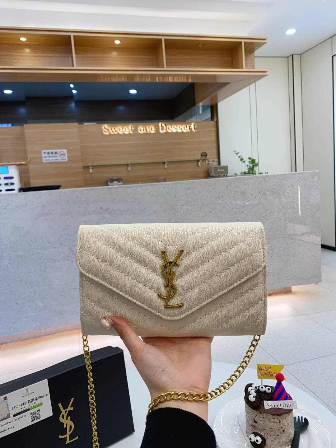 Sac enveloppe polyvalent à la mode Sac à bandoulière à chaîne simple de qualité supérieure