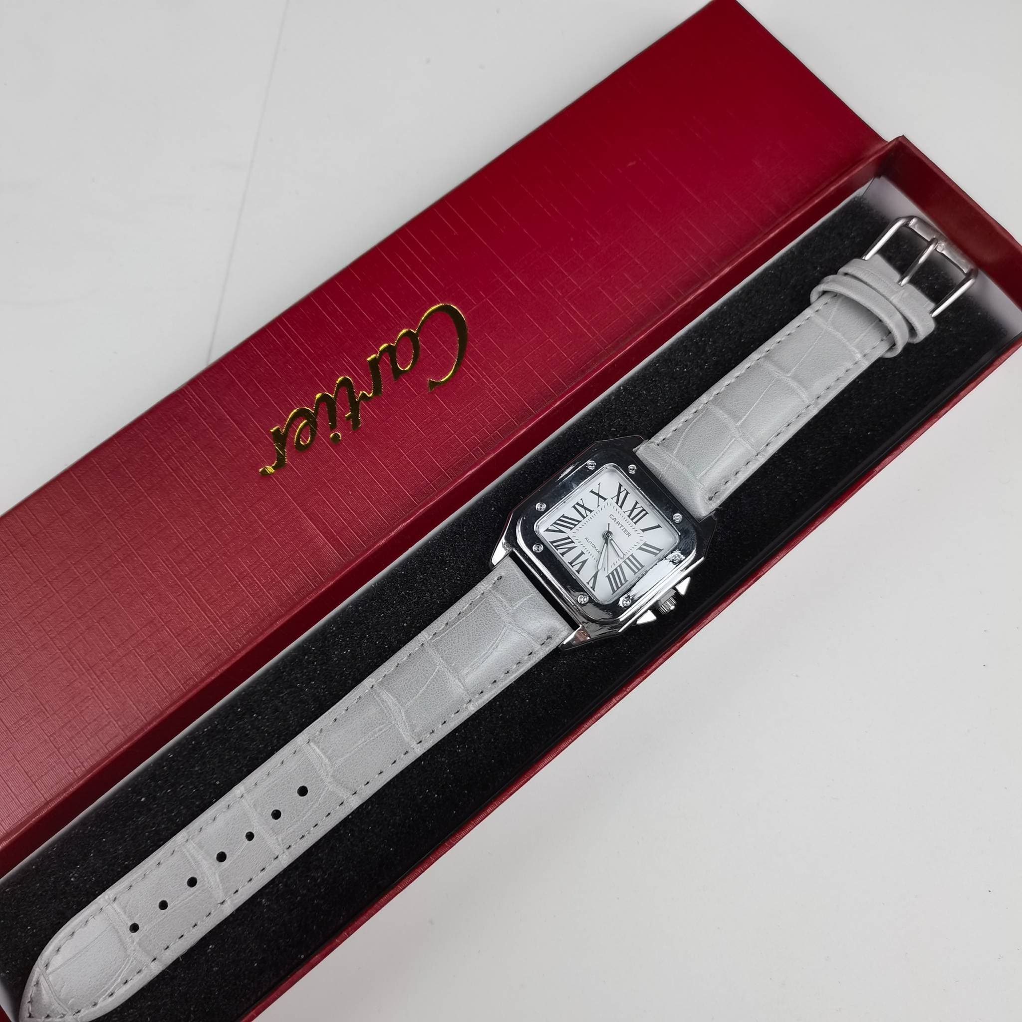 Montre à quartz tendance pour femme, cadran résistant, ceinture, décontractée, élégante et discrète