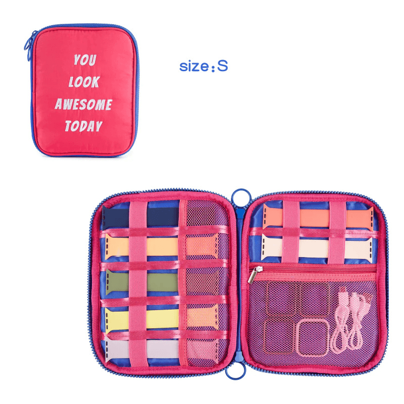 Functional Bags Watch Strap Storage Bag Data Cable Storage Bag Travel Portable Bag