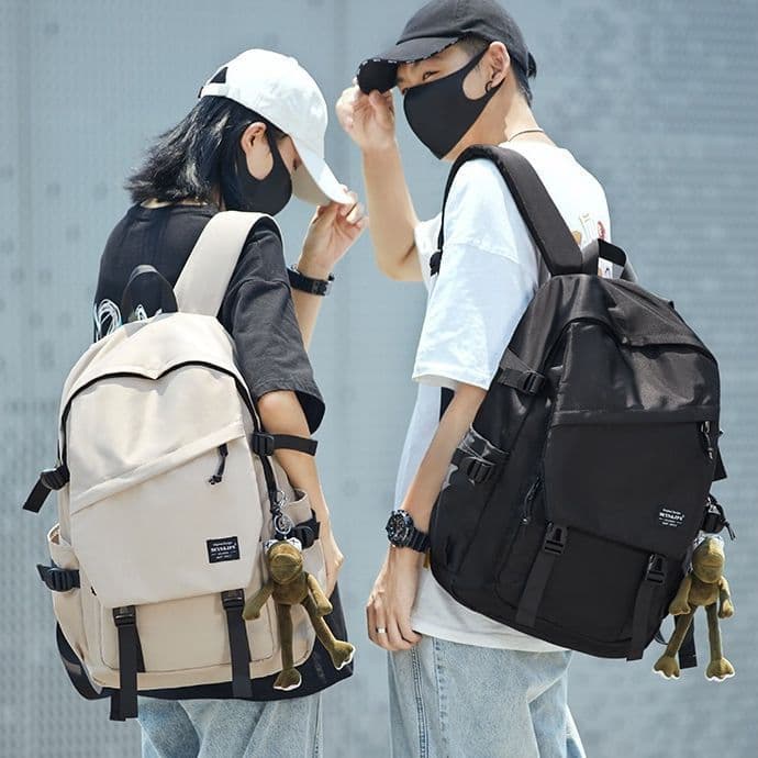 Fashionable backpack for boys, new style for students, trendy brand for girls, couple backpack, large capacity computer backpack