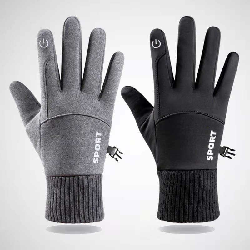 Unisex Outdoor gloves men's winter fleece warm touch screen non-slip riding mountaineering skiing waterproof windproof sports gloves