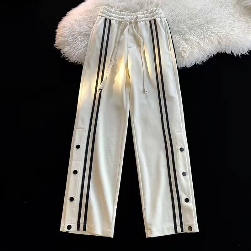 Men's Clothing Embroidered Loose Sweatpants Men's Casual High Street Hip Hop Trendy Brand High Waist Sports Trousers