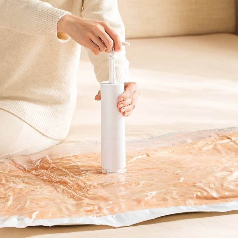 Manual Vacuum Pump For Storage Bags - Compact Hand Pump For Space-Saving Closet Organization
