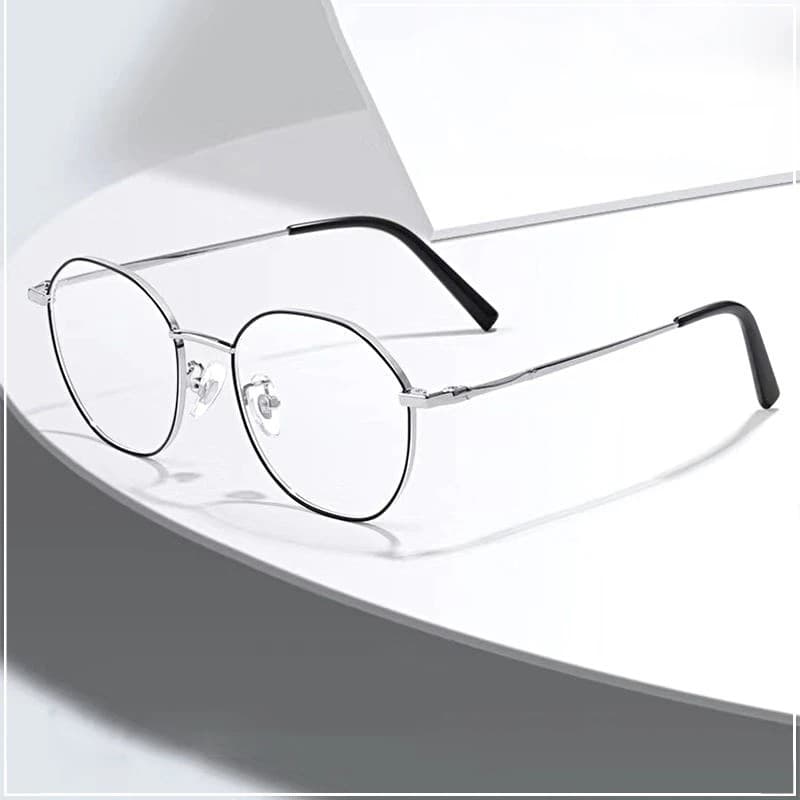 Metall Runde Anti Blaues Licht Gläser Frauen Männer Klassische Quadratische Brillen Rahmen Transparente Computer Gläser Oculos Feminino