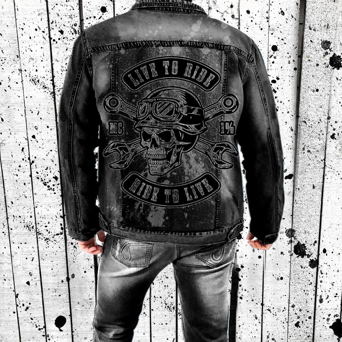 Men's Clothing Long Sleeve Autumn And Winter Punk Men's Denim Jacket