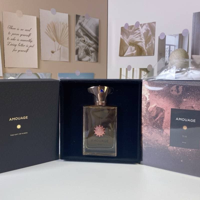 2025 Fashion Limited Style Original Logo Series Amouage Dia Man Male Fragrance Lasting Fragrance Floral Wood Tone Spray Date Holiday Gift Box