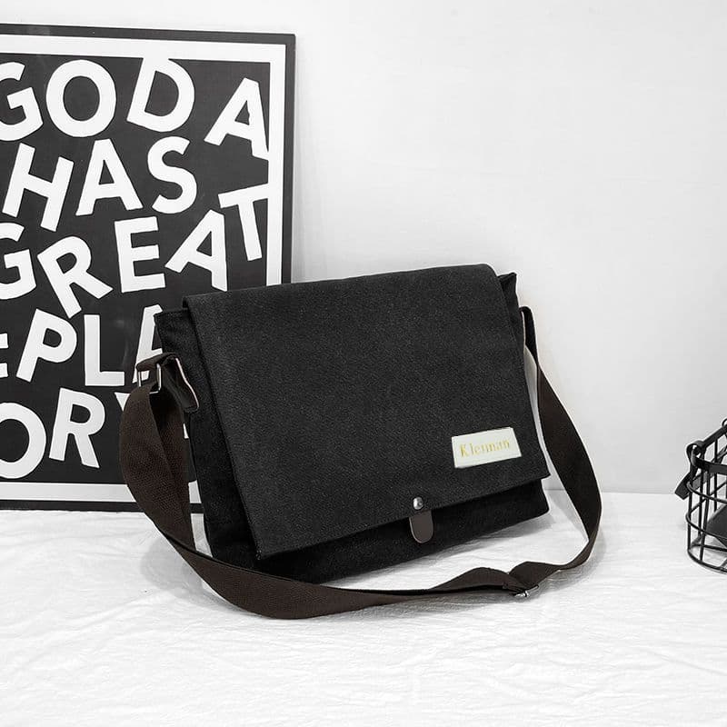 Men's Bags Classic Canvas Messenger Bag Workwear Casual Men's Messenger Bag Retro Small Shoulder Bag Men's Brand Computer